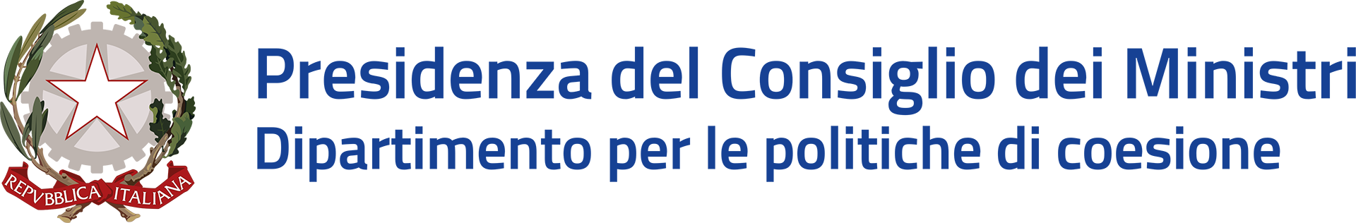 Presidenza del Consiglio dei Ministri Dipartimento per le politiche di coesione